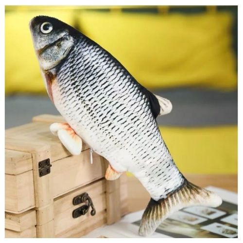 Cat USB Rechargeable Dancing Fish Electric Toy