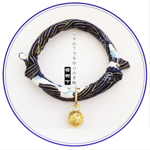 Japanese Inspired Pet Cat Collar