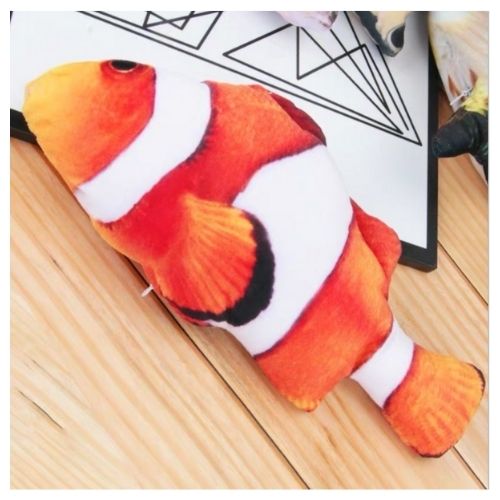 Cat USB Rechargeable Dancing Fish Electric Toy