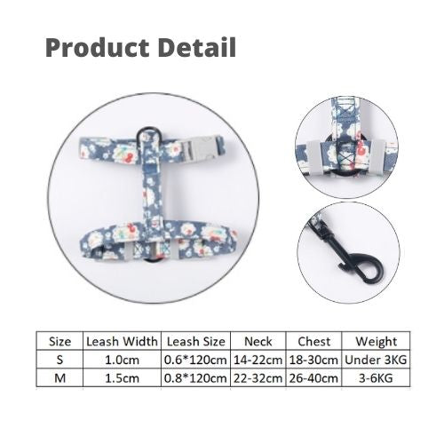 Japanese Inspired Cat Dog Walking Leash