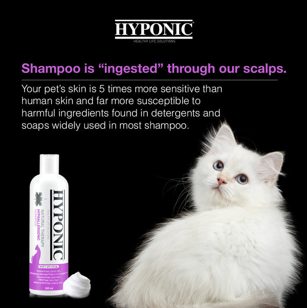 HYPONIC Hypoallergenic Cat Shampoo Unscented