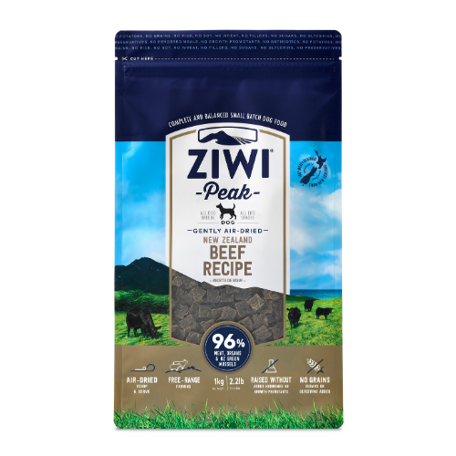 Ziwi Peak Air-Dried Dog Food - Beef 1kg