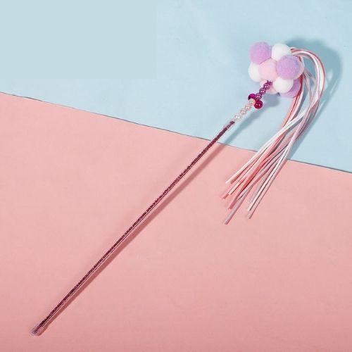 Cat Teaser Stick with Wool Ball