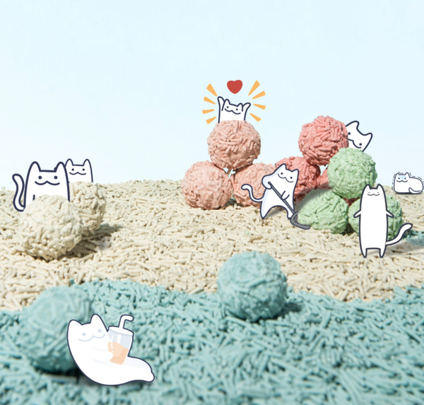 Furrytail Michu Natural Clumping Tofu Cat Litter 2.5kg/6L