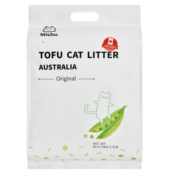 Furrytail Michu Natural Clumping Tofu Cat Litter 2.5kg/6L