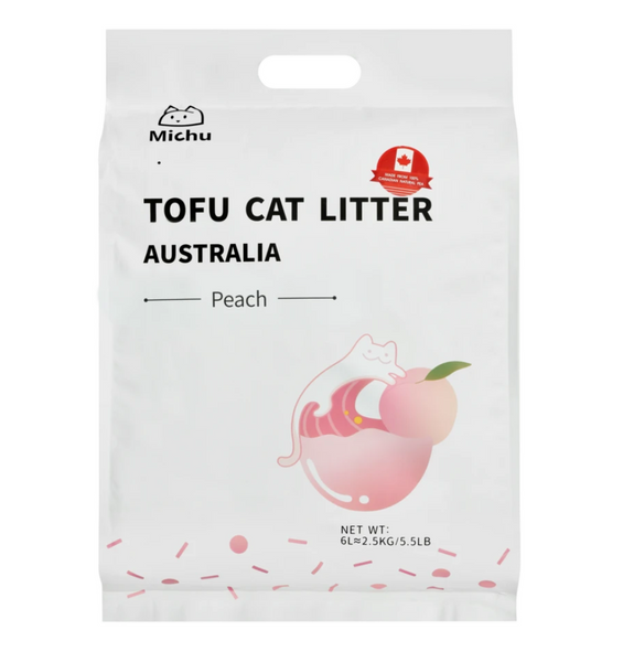 Furrytail Michu Natural Clumping Tofu Cat Litter 2.5kg/6L