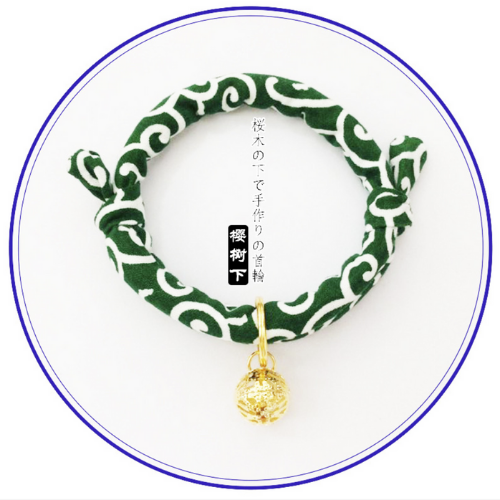 Japanese Inspired Pet Cat Collar