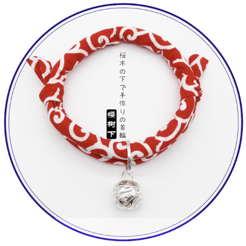Japanese Inspired Pet Cat Collar