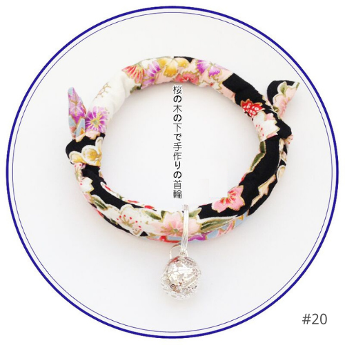 Japanese Inspired Pet Cat Collar