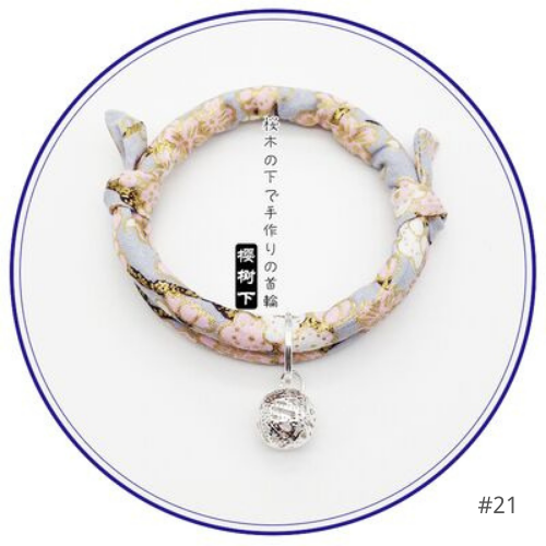 Japanese Inspired Pet Cat Collar