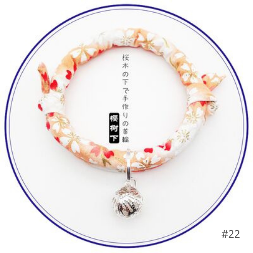 Japanese Inspired Pet Cat Collar