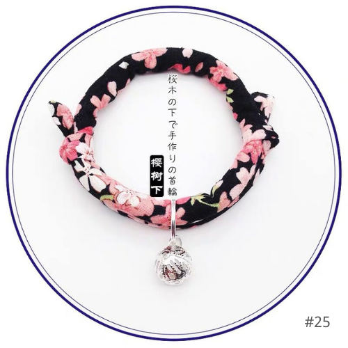Japanese Inspired Pet Cat Collar