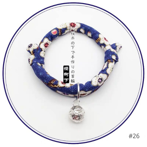 Japanese Inspired Pet Cat Collar