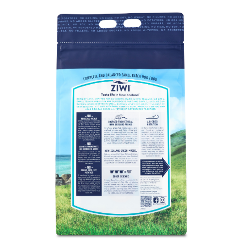 Ziwi Peak Air-Dried Dog Food - Mackerel & Lamb 2.5kg