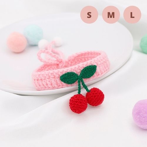 Dog Cat Wool Knitting Collar