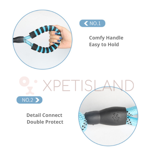 Reflective Night Safe Walking Vest Lead - Large