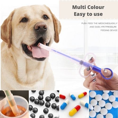 Pill Gun Popper Tablet Feeder