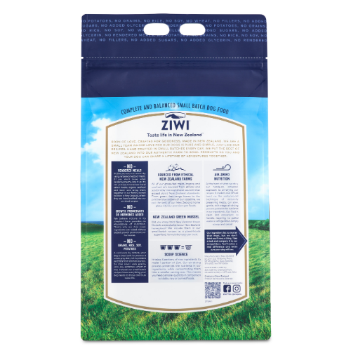 Ziwi Peak Air-Dried Dog Food - Beef 1kg