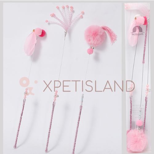 Cat Teaser Wand Gift Set - 3 Pcs