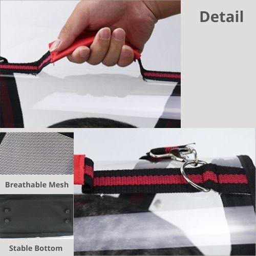 Pet Carrier Foldable Transparency Travel Capsule