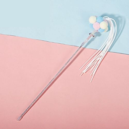 Cat Teaser Stick with Wool Ball