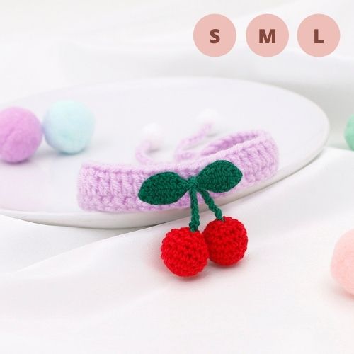 Dog Cat Wool Knitting Collar