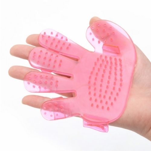 Grooming Glove Rubber Bath Brush Comb