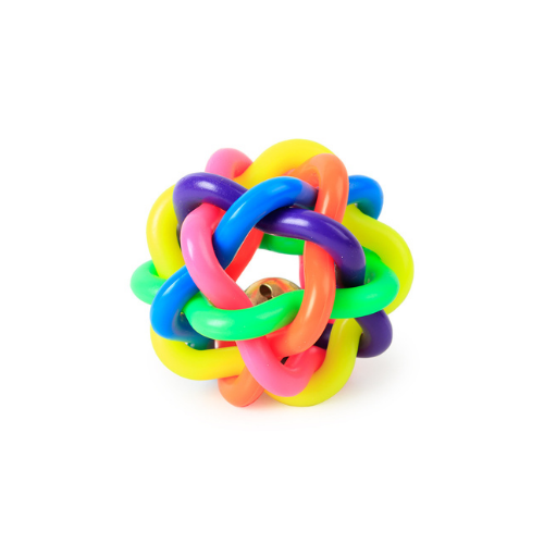 Dog Rainbow Chewable Fetching Ball