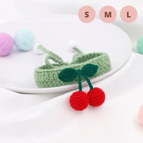 Dog Cat Wool Knitting Collar