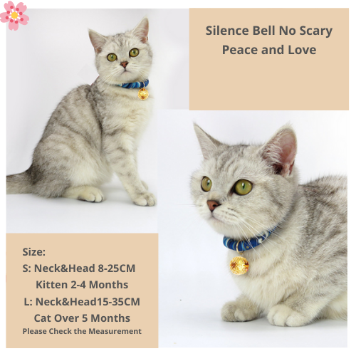 Japanese Inspired Pet Cat Collar