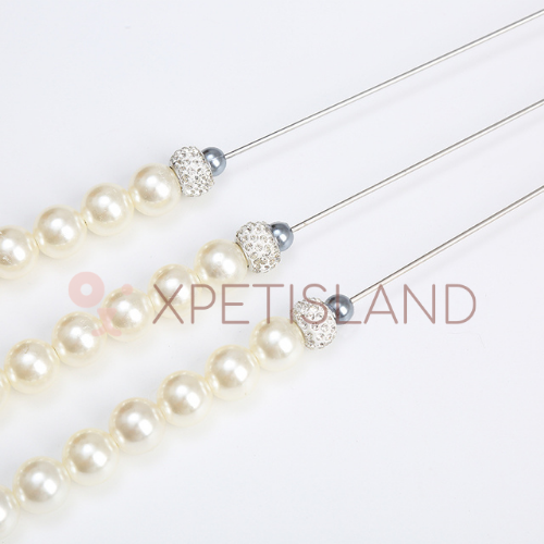 Luxury Cat Sound Feather Wand With Pearl - 3pcs