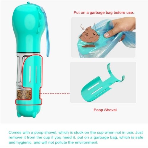 4 in 1 Travel Water Bottle