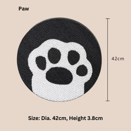 PAPERPARK Double Sides Round Cat Scratcher
