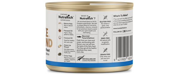TU MEKE FRIEND Canned Premium Cat Feast Gourmet Tuna & Salmon 175G