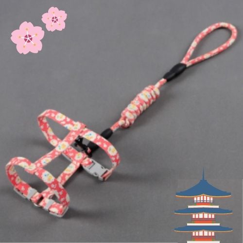 Japanese Inspired Cat Dog Walking Leash