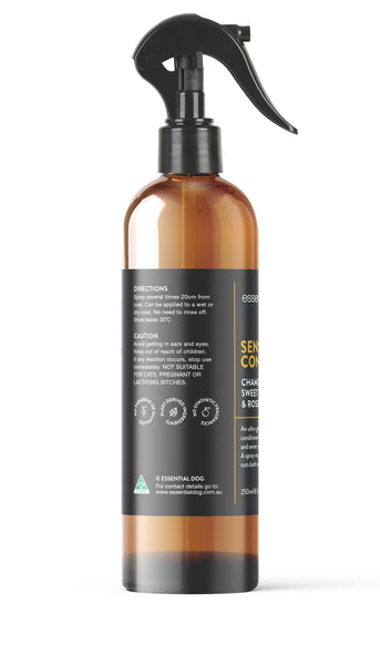 Essential Dog Sensitive Dog Conditioner: Chamomile, Sweet Orange & Rosewood 250ml