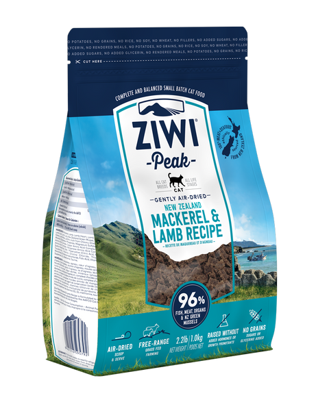 Ziwi Peak Air-Dried Cat Food - Mackrel & Lamb 1kg