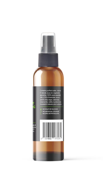 Essential Dog Deodoriser: Lavender, Lemon Peel & Clary Sage ADULTS & PUPPIES 125ml
