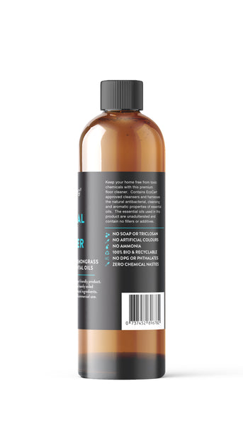Essential Dog Natural Anti Bacterial Floor Cleaner 4 x Concentrate: Lemongrass and Eucalyptus 500ml