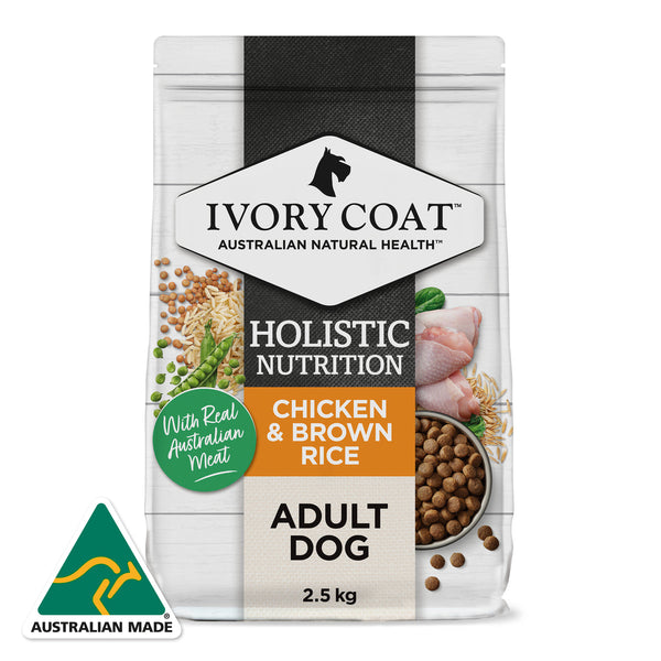 IVORY COAT DOG CHICKEN BROWN RICE 2.5KG