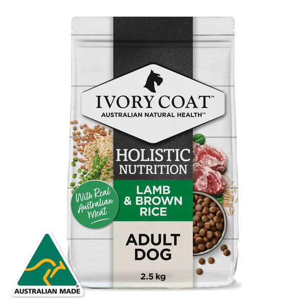 IVORY COAT DOG LAMB BROWN RICE 2.5KG