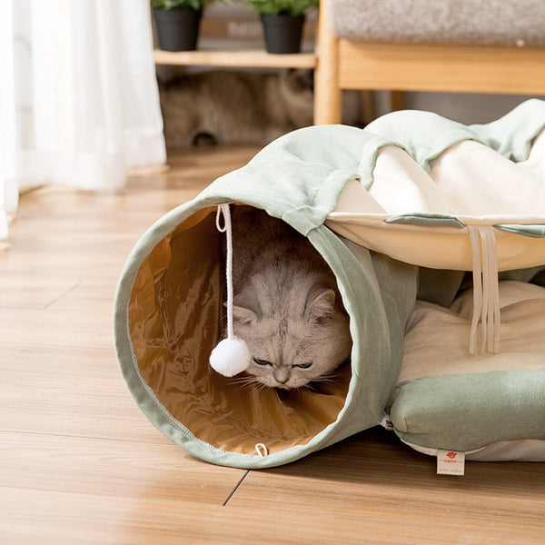 Luxury Cat Tunnel Pet Toy Tent