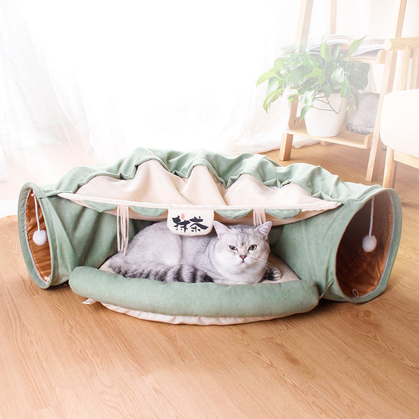 Luxury Cat Tunnel Pet Toy Tent
