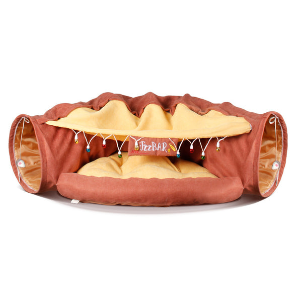 Luxury Cat Tunnel Pet Toy Tent
