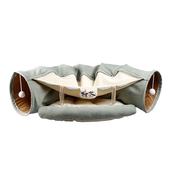 Luxury Cat Tunnel Pet Toy Tent