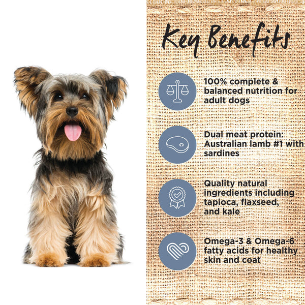 IVORY COAT DOG LAMB & SARDINE ADULT DOG 2KG