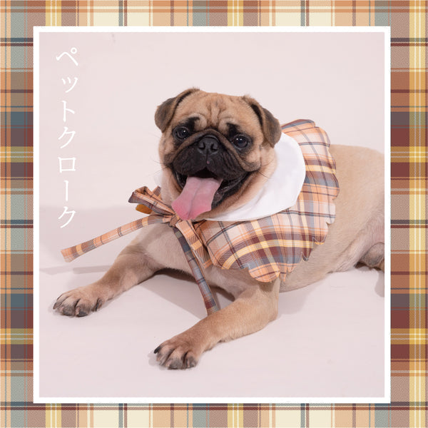 PURLAB JK School Uniform Pet Scarf Collar