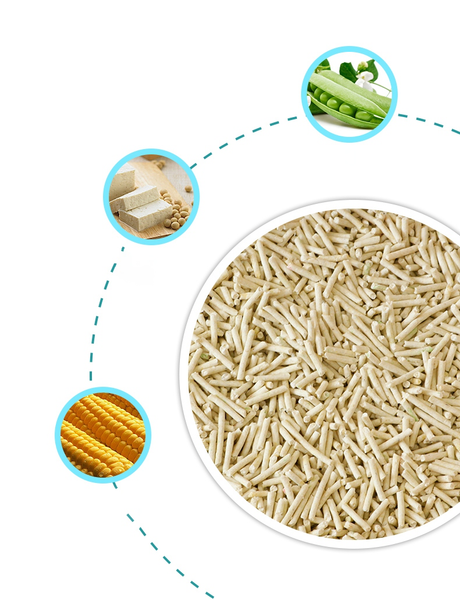 3 x KUNGFU CAT Green Tea Tofu Litter 17.5L/6.5KG