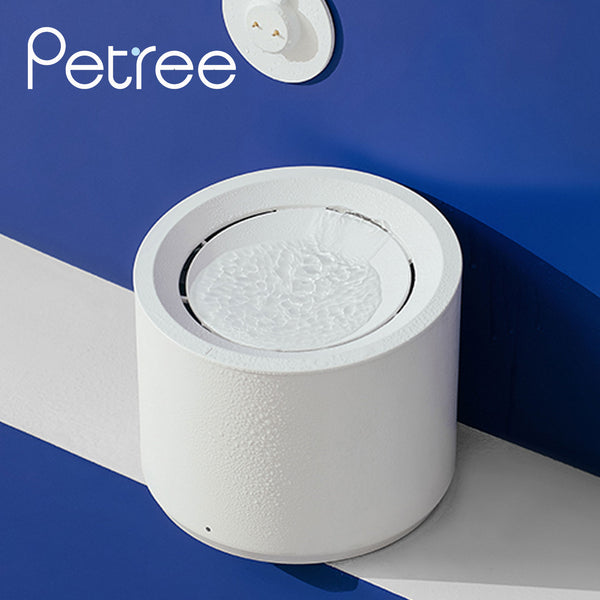 PETREE Pet Drinking Fountain – White