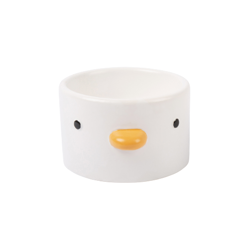 PURROOM Elevated Chick Ceramic Pet Bowl (Straight)
